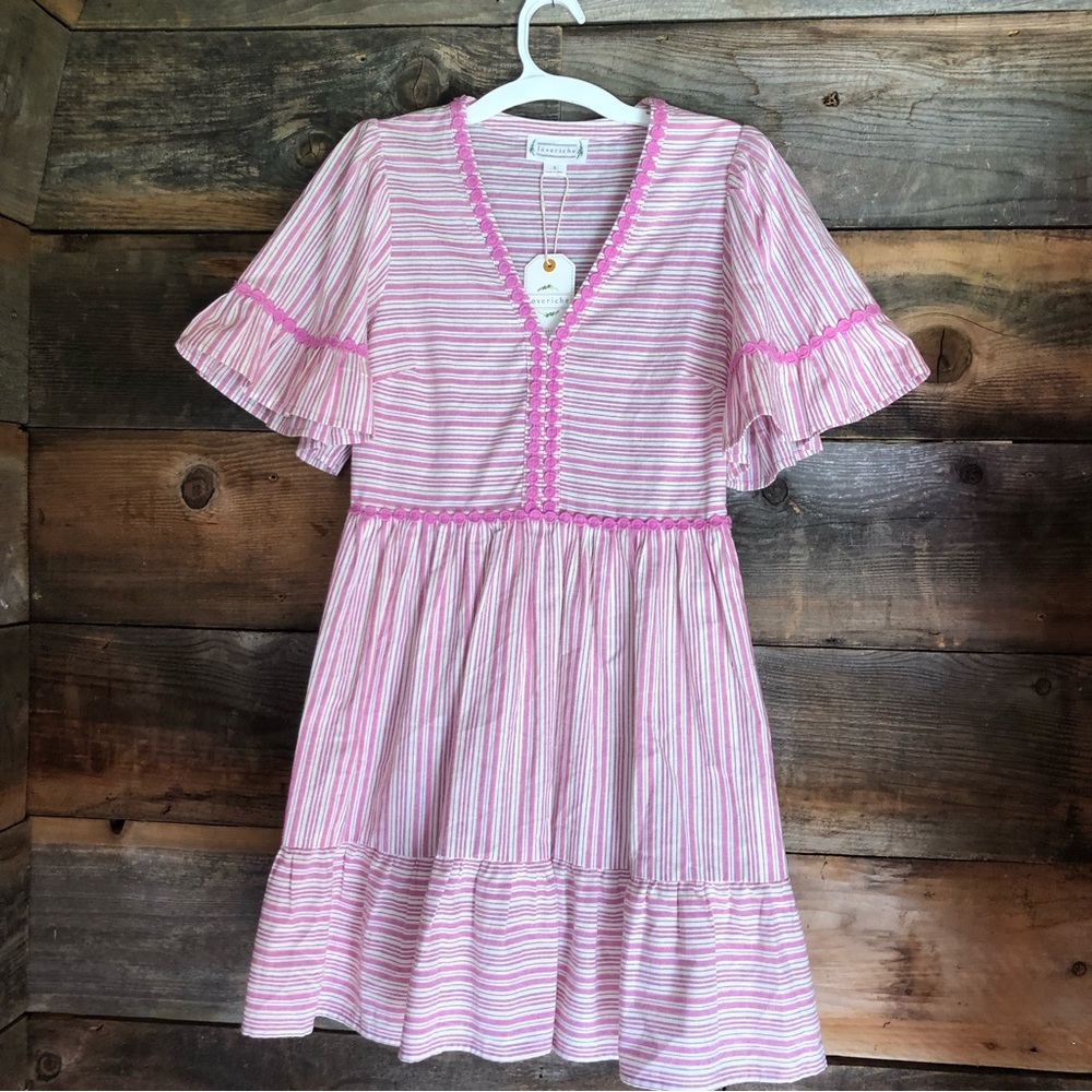 Loveriche pink dress casual size small